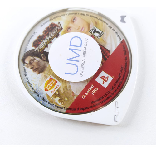 Tekken Dark Resurrection Psp Umd So O Jogo Sem Cx (Usado)