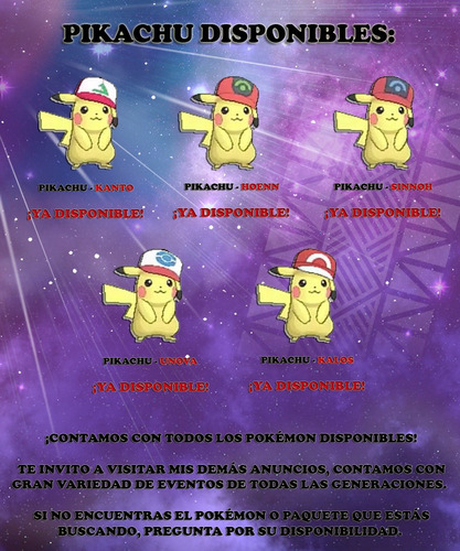 Imagen 6 de 7 de Pikachu Gorra De Ash / Alola - Evento - Pokémon Sol Luna 3ds
