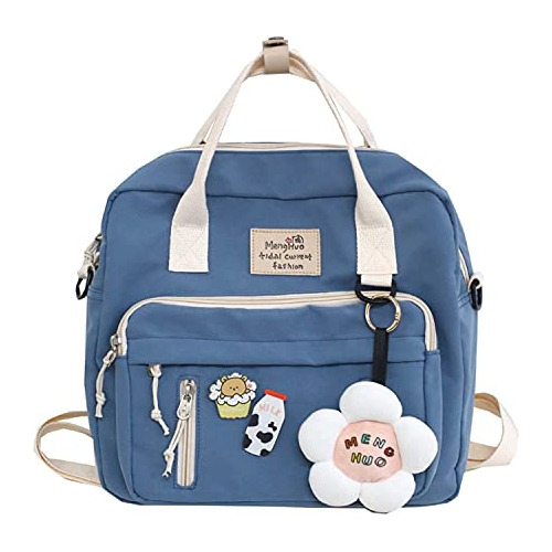 Mochila Kawaii Con Colgante De Oso, Estética B6z6w