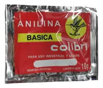 Comprar Anilina Colibri Basica  Apta Varios Materiales  X 1 Un 10 Gr
