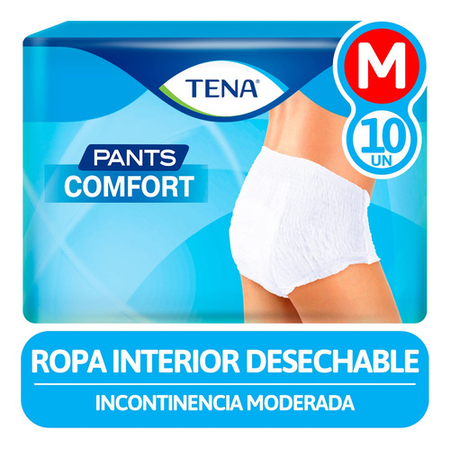 Pañal Adulto Calzon Incot Tena Pants Comfort Talla Ch/m 10u