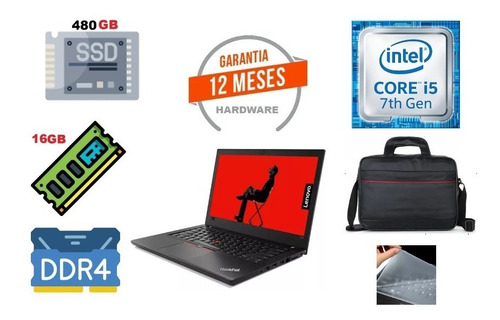 Imagen 3 de 7 de Lenovo Thinkpad T480 I5-7200u 16gb 480gb Ssd Factura 12mesga