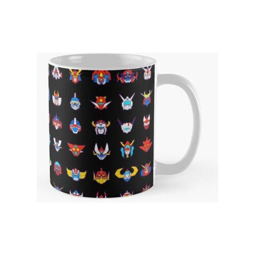 Taza 071b 70s Robots Color Calidad Premium