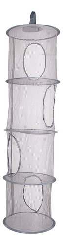Colgando Bolsas De Ahorro De Espacio Cesta De Secado Gris