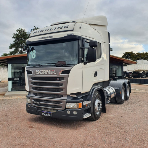 Imagem 3 de 19 de Caminhão Scania R440 Highline Cavalo 6x2 Trucado 2018 R 440