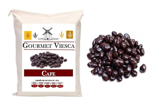 5 Kg De Granos De Cafe Cubiertos Con Chocolate Semiamargo