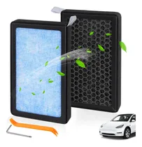 Comprar 2 Filtro Aire Modelo Repuesto Para Tesla Model 3 Kit Cabina