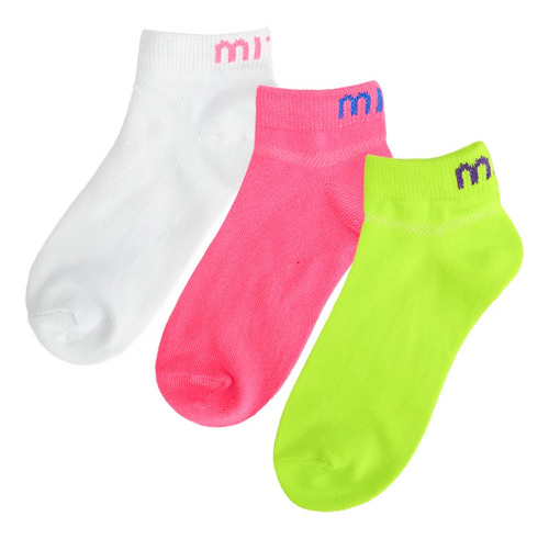 Tripack Calcetines Mitre Mujer Running Run Tricolor