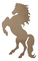 Comprar Caballo De Mdf De 60x90  12 Decoración O Centro Mesa Vaquero