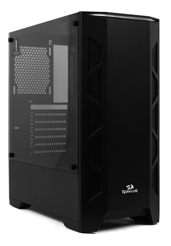 Gabinete Gamer Redragon Starscream Preto Atx Sem Fan Gc-610b