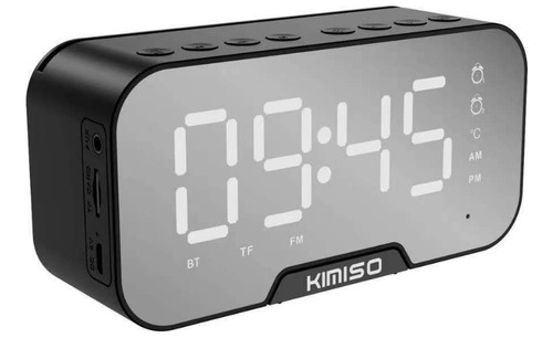 Despertador Parlante Kimiso K10 Usb Bluetooth Rectangular