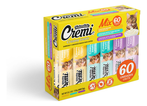 Naturalistic Cremi Box Chicken Mix 60 Sachet 