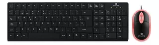 Teclado + Mouse Estandar Usb Enkore Ultra - Ent500 Kit