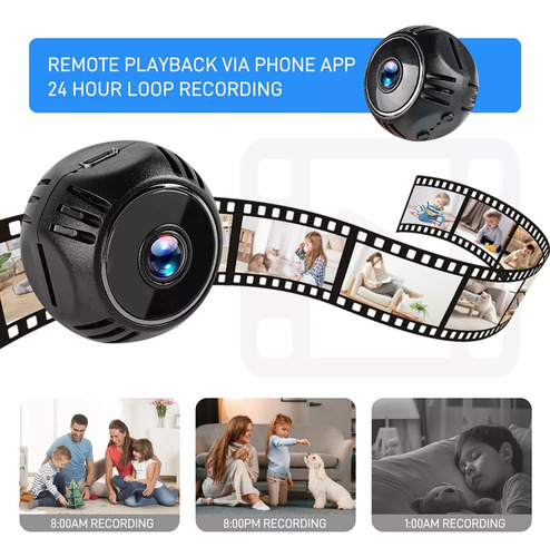 Mini Cámara Espía Full Hd 1080p Wifi Cámara De Seguridad Batería Recargable Xdl Mini Cámara De Visión Nocturna