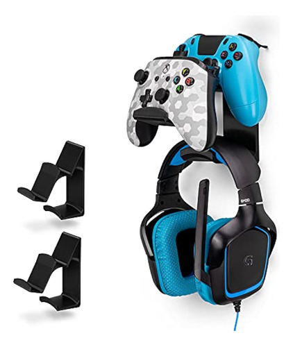 El Uberatlas Dual Game Controller & Headphone Stand Soporte 