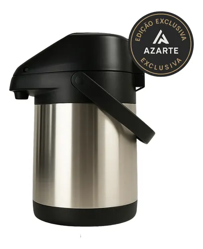 Garrafa Térmica Azarte Inox 2,5l Tereré - 24h Frio Inox — R$ 183,99 em Mercado Livre