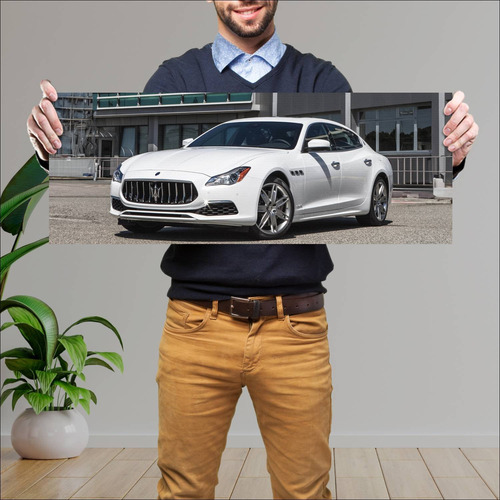 Cuadro 30x80cm Auto 2017 Maserati Quattroporte V 282