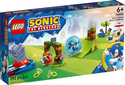 Lego Sonic - Desafio Da Esfera De Velocidade Do Sonic 76990