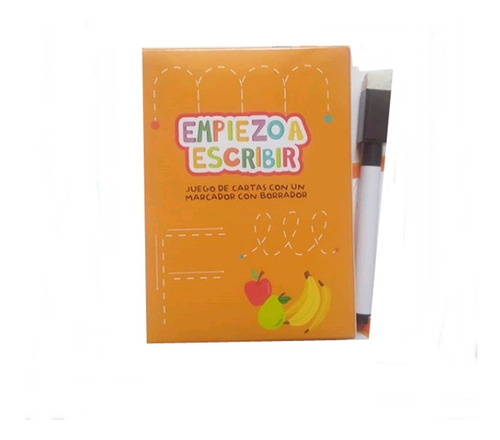 Juego De Cartas Empiezo A Escribir + Fibron 