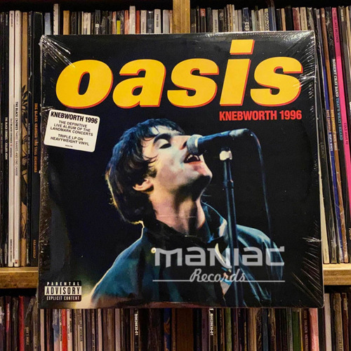 Oasis Knebworth 1996 Edicion 3 Vinilos