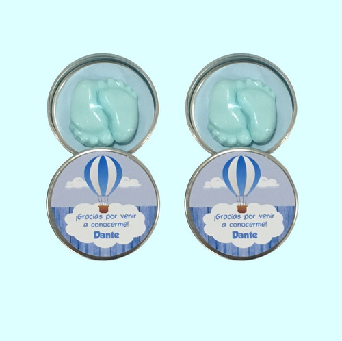 Latita Personalizada Jabon Pies