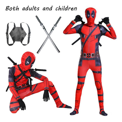 Body Para Cosplay De Deadpool, Disfraz De Halloween Y Acceso