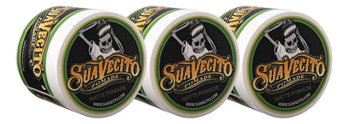 Pomada Para El Cabello Suavecito Matte, 118 Ml (4 Oz), Fijac