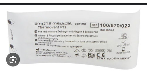 Smiths Medical Portex - Filtro Humidificador Universal