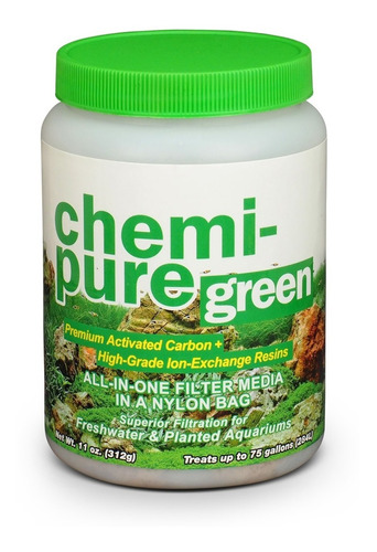 Material Filtrante Acuario Chemipure Green 312g