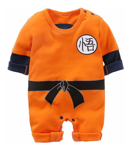 Mameluco De  Goku   Niño/bebe     Disfraz