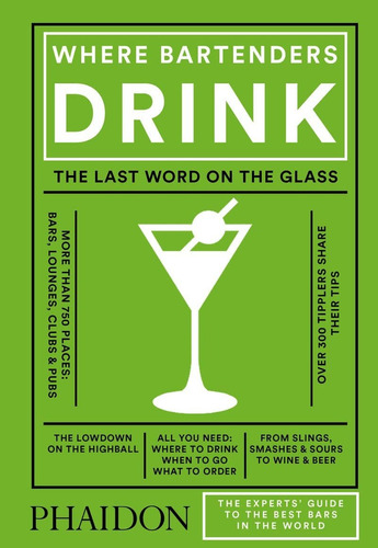 Libro Where Bartenders Drink - Nuevo