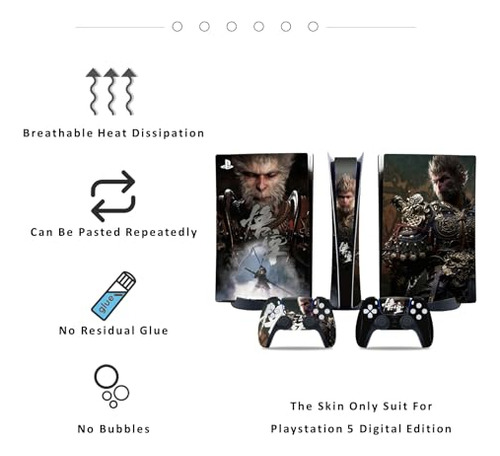 Pack Skin Digital Para Ps5: Consola Y Controlador Protegidos