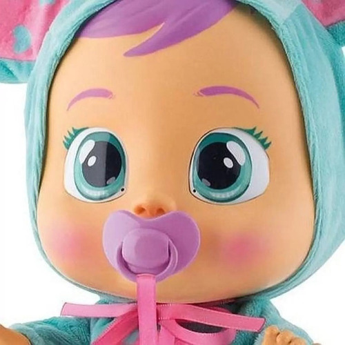 Imagem 2 de 8 de Boneca Cry Babies Lala Ratinha C/ Chupeta Multikids - Br527