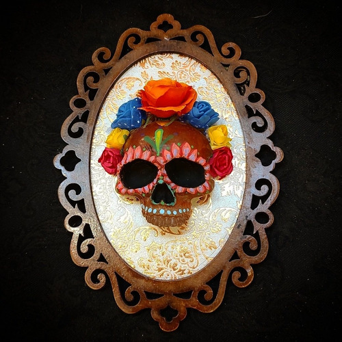 Caveira Mexicana - Dia Dos Mortos Por Senhorita Custom 