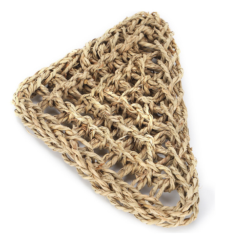 Reptile Hammock Bed Triangular Lizard Lizard Bed Natural Gra