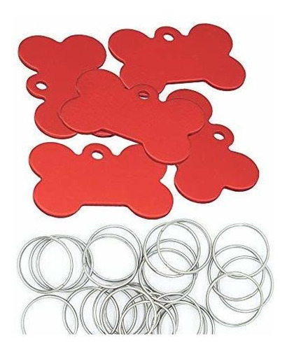 Imagen 9 de 10 de Palquitas Id P/ Perros Y Gatos De Aluminio 30us + Argollas