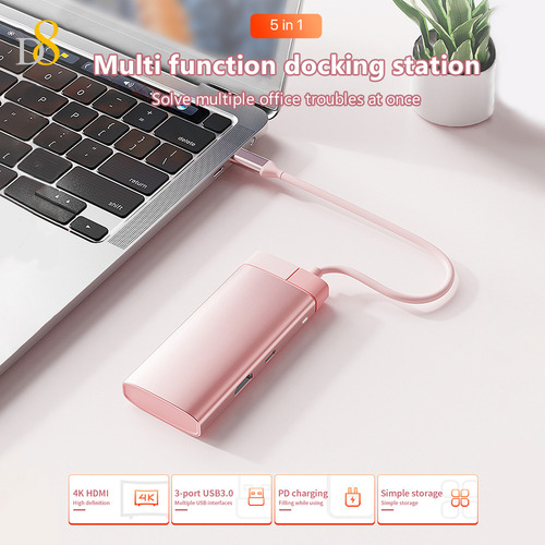 Convertidor De Datos Del Adaptador D8 Tipo C A Multi Usb 3.0