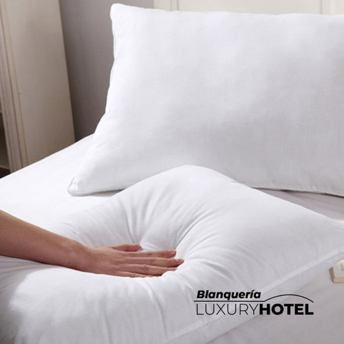 Almohada De Pluma 100% Duvet Medida 50x70 - 750 Grs - Hotel