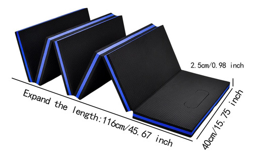 Mecánica Plegable Eva Mat De Plegable Garaje Azul