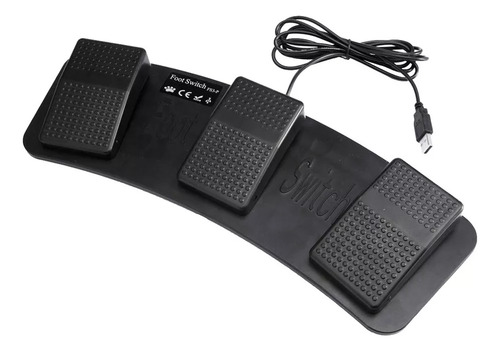 Usb Triplo Pedal De Controle De Ação Do Teclado E Pedal