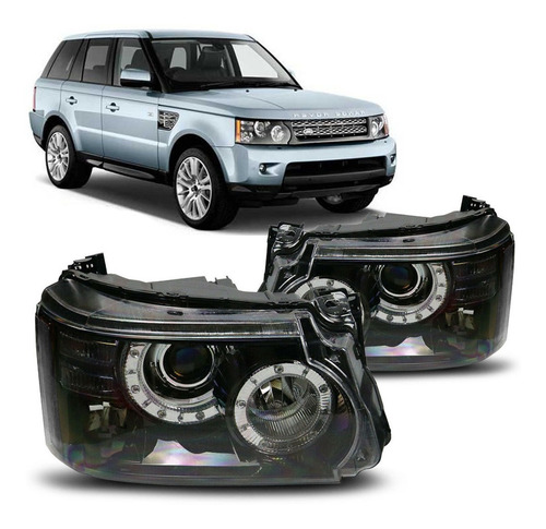 Par Farol Range Rover 09 10 11 12 13 D3s Sport Led 15 Pinos