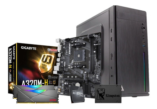 Computadora Escolar Ryzen 3 4350g 16gb Ram Ssd 480gb 