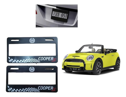 Par Porta Placas Mini Cooper S John Cooper Ancho Works Clubm