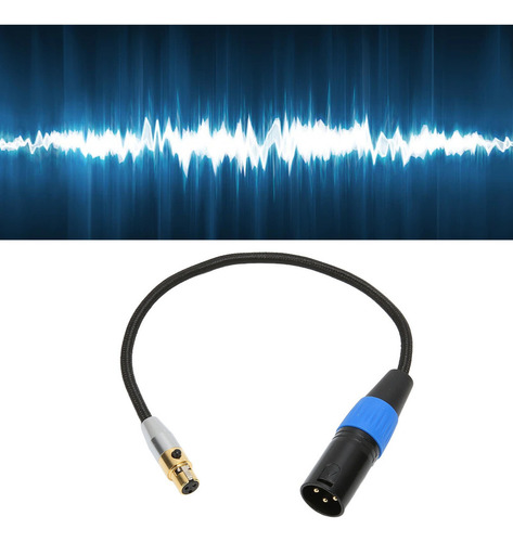 Cable Xlr Macho A Micro Xlr Hembra Professional De 3 Pines