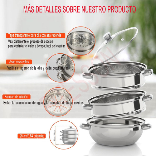Vaporizador De Acero Inoxidable Vaporizador De Sopa De Tres