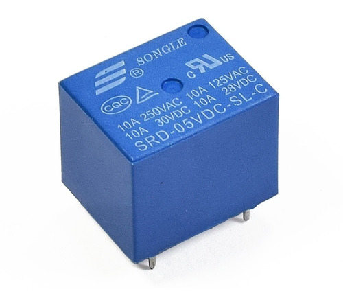 Rele Relay Srd 05 1 Polo 2 Posiciones 5 V Songle 250vac 10a