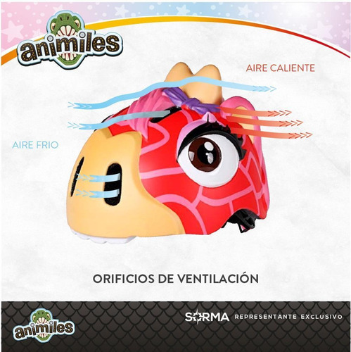 Imagen 8 de 10 de Casco Bici 3d Skate Patin Roller Niños Animiles