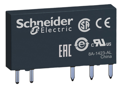 Kit 5 Relés Interface Mini 6 Amperes 24 Volts - Schneider