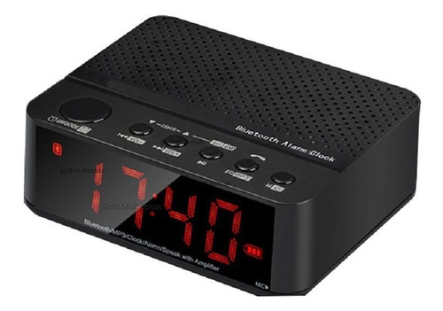 Rádio Relógio Despertador Soneca Fm Bluetooth Le-674 Lelong