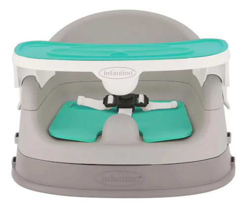 Asiento Elevador Silla De Comer Grow With Me 4en1 Infantino Color Verde